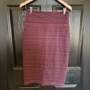 Lululemon Tube And From Skirt Luon Cyber Red Grape Bordeaux Drama Size 10